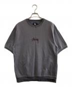 stussyステューシー）の古着「半袖スウェット」｜グレー