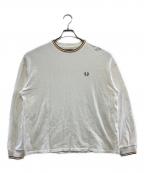 FRED PERRY×JOURNAL STANDARD別注フレッドペリー×ジャーナルスタンダード）の古着「長袖カットソー」｜ベージュ