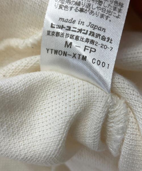 FRED PERRY（フレッドペリー）FRED PERRY (フレッドペリー) JOURNAL STANDARD別注 (ジャーナルスタンダード) 長袖カットソー ベージュ サイズ:Mの古着・服飾アイテム