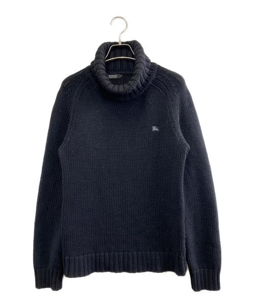 BURBERRY BLACK LABEL（バーバリーブラックレーベル）BURBERRY BLACK LABEL (バーバリーブラックレーベル) 厚手ニット ブラック サイズ:2の古着・服飾アイテム