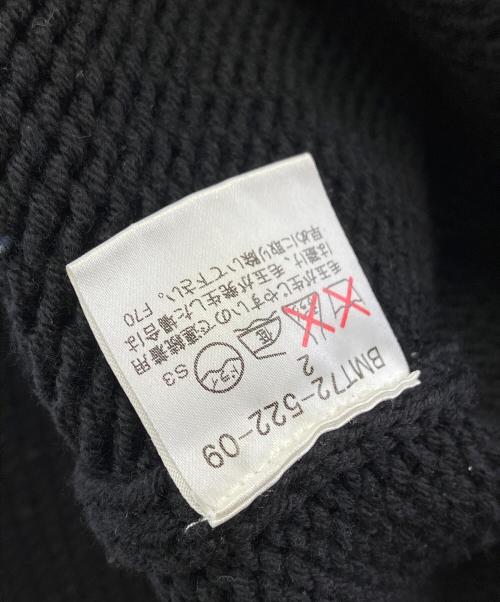 BURBERRY BLACK LABEL（バーバリーブラックレーベル）BURBERRY BLACK LABEL (バーバリーブラックレーベル) 厚手ニット ブラック サイズ:2の古着・服飾アイテム