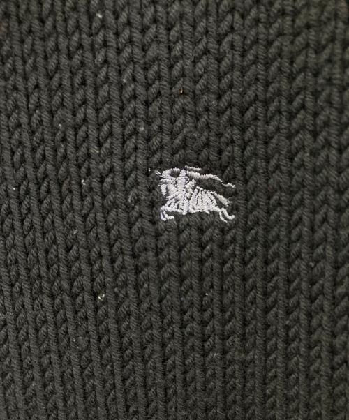BURBERRY BLACK LABEL（バーバリーブラックレーベル）BURBERRY BLACK LABEL (バーバリーブラックレーベル) 厚手ニット ブラック サイズ:2の古着・服飾アイテム