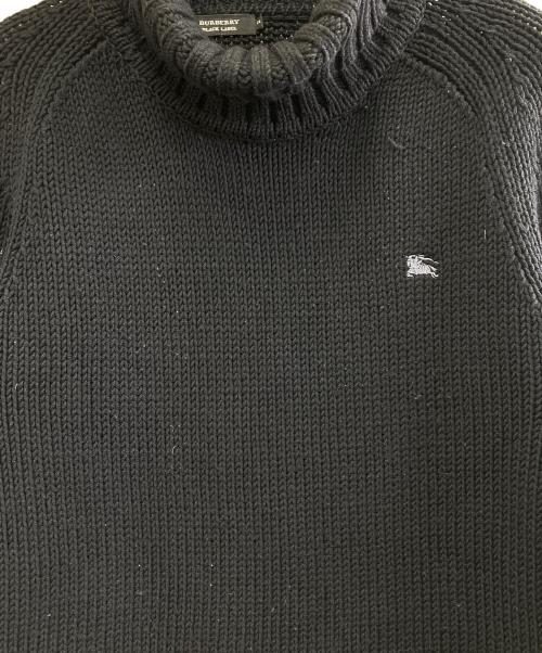 BURBERRY BLACK LABEL（バーバリーブラックレーベル）BURBERRY BLACK LABEL (バーバリーブラックレーベル) 厚手ニット ブラック サイズ:2の古着・服飾アイテム
