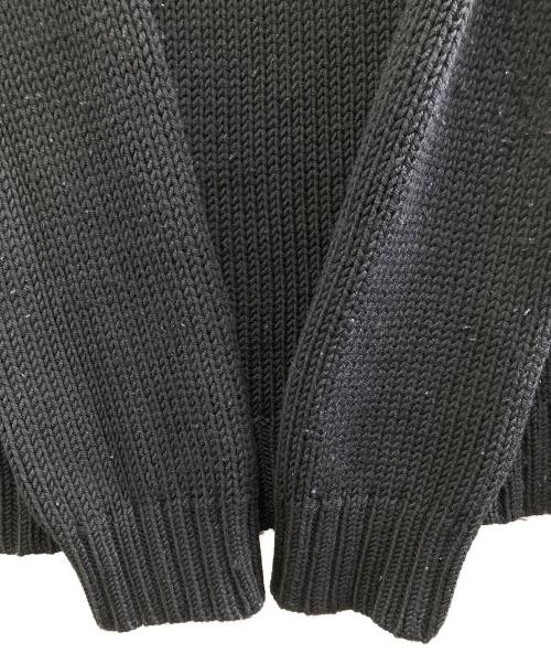 BURBERRY BLACK LABEL（バーバリーブラックレーベル）BURBERRY BLACK LABEL (バーバリーブラックレーベル) 厚手ニット ブラック サイズ:2の古着・服飾アイテム