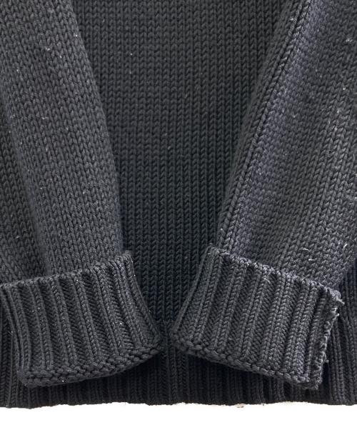 BURBERRY BLACK LABEL（バーバリーブラックレーベル）BURBERRY BLACK LABEL (バーバリーブラックレーベル) 厚手ニット ブラック サイズ:2の古着・服飾アイテム