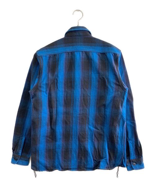 HOUSTON（ヒューストン）HOUSTON (ヒューストン) CPOジャケット ブラック×ブルー サイズ:XLの古着・服飾アイテム