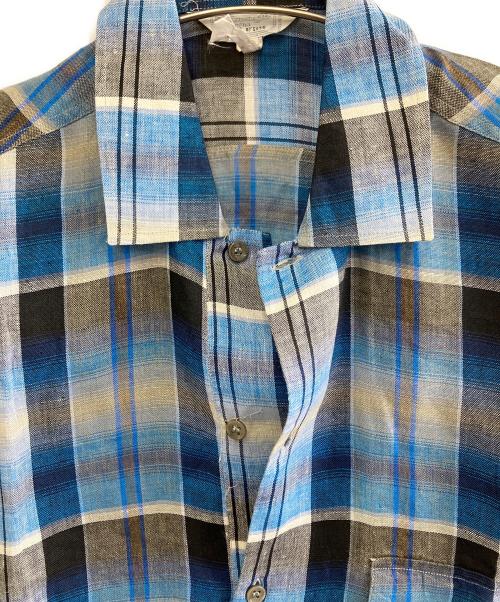 ERMENEGILDO ZEGNA（エルメネジルド・ゼニア）Ermenegildo Zegna (エルメネジルド・ゼニア) 長袖シャツ ブルー サイズ:2の古着・服飾アイテム