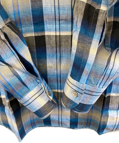 ERMENEGILDO ZEGNA（エルメネジルド・ゼニア）Ermenegildo Zegna (エルメネジルド・ゼニア) 長袖シャツ ブルー サイズ:2の古着・服飾アイテム