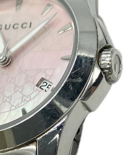 GUCCI（グッチ）GUCCI (グッチ) 腕時計 ピンクシェルの古着・服飾アイテム