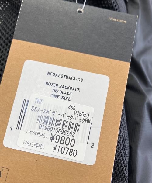 THE NORTH FACE（ザ ノース フェイス）THE NORTH FACE (ザ ノース フェイス) BOZER BACKPACK ブラック 未使用品の古着・服飾アイテム
