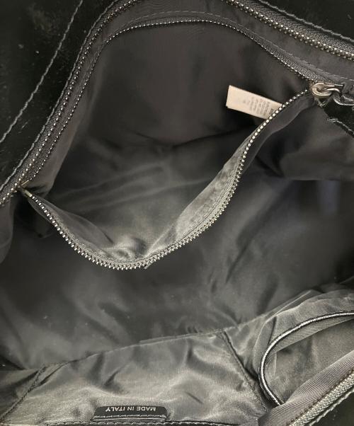 BURBERRY（バーバリー）BURBERRY (バーバリー) ハンドバッグ ブラック×グレーの古着・服飾アイテム