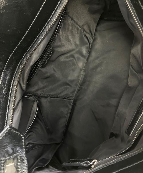 BURBERRY（バーバリー）BURBERRY (バーバリー) ハンドバッグ ブラック×グレーの古着・服飾アイテム