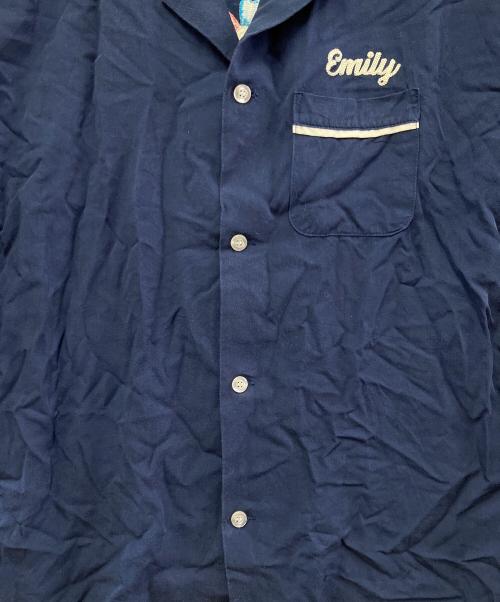HOUSTON（ヒューストン）HOUSTON (ヒューストン) ボーリングシャツ ネイビー サイズ:1の古着・服飾アイテム