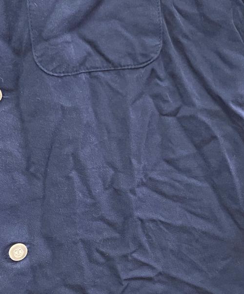 HOUSTON（ヒューストン）HOUSTON (ヒューストン) ボーリングシャツ ネイビー サイズ:1の古着・服飾アイテム
