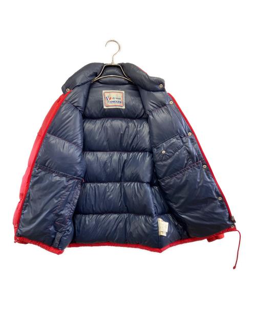 MONCLER（モンクレール）MONCLER (モンクレール) ダウンジャケット レッド サイズ:胸囲：82 身長：155の古着・服飾アイテム
