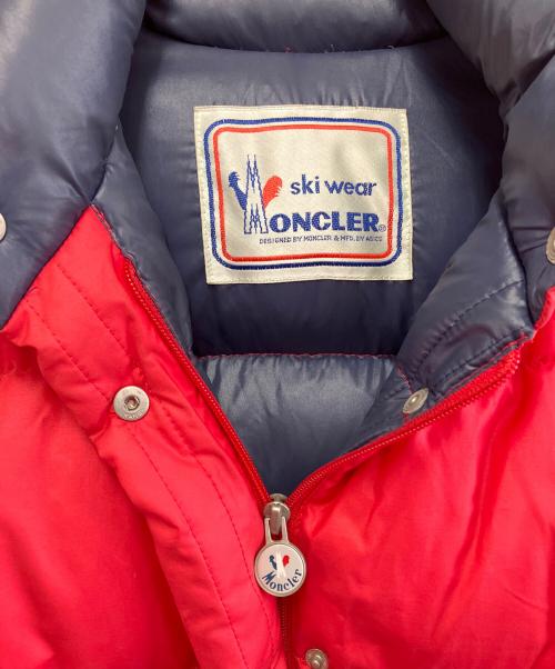 MONCLER（モンクレール）MONCLER (モンクレール) ダウンジャケット レッド サイズ:胸囲：82 身長：155の古着・服飾アイテム