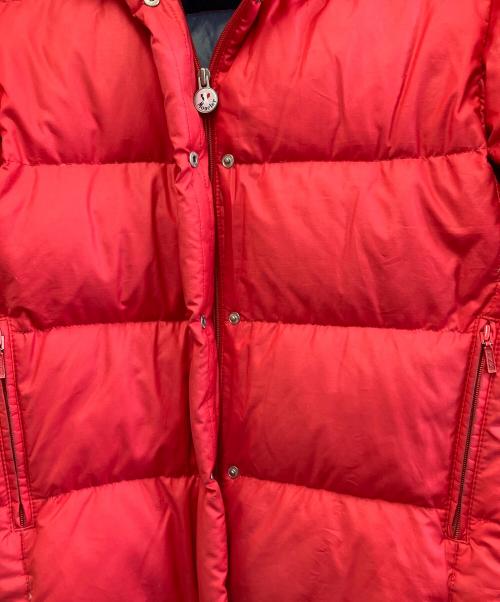 MONCLER（モンクレール）MONCLER (モンクレール) ダウンジャケット レッド サイズ:胸囲：82 身長：155の古着・服飾アイテム