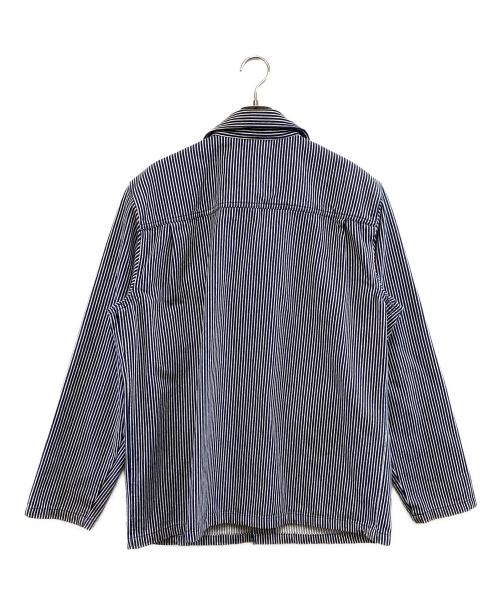 VANS（ヴァンズ）VANS (ヴァンズ) ヒッコリーストライプチョアコート ネイビー×ホワイト サイズ:Lの古着・服飾アイテム