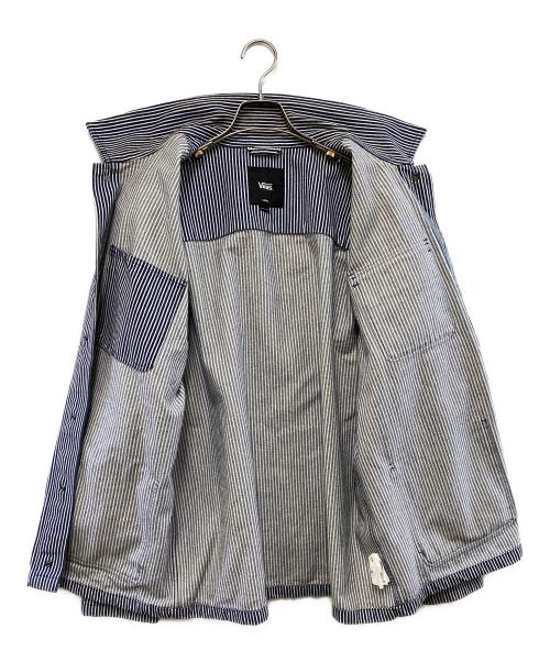 VANS（ヴァンズ）VANS (ヴァンズ) ヒッコリーストライプチョアコート ネイビー×ホワイト サイズ:Lの古着・服飾アイテム