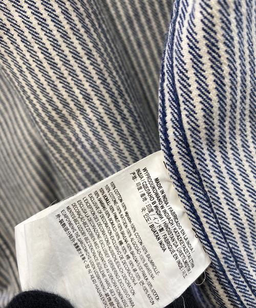 VANS（ヴァンズ）VANS (ヴァンズ) ヒッコリーストライプチョアコート ネイビー×ホワイト サイズ:Lの古着・服飾アイテム