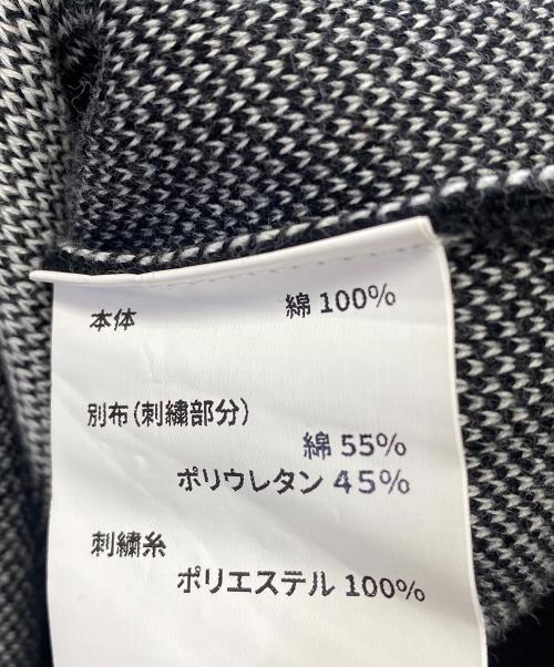 SUPPLIER（サプライヤー）SUPPLIER (サプライヤー) 厚手ニット ブラック×ホワイト サイズ:Sの古着・服飾アイテム