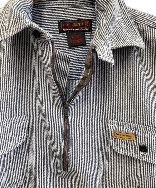 FIVE BROTHER（ファイブブラザー）FIVE BROTHER (ファイブブラザー) 長袖シャツ インディゴ サイズ:XLの古着・服飾アイテム