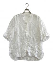 23区×LIBECO（ニジュウサンク×リベコ）の古着「半袖ブラウス」｜ホワイト