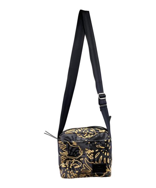 Vivienne Westwood（ヴィヴィアンウエストウッド）Vivienne Westwood (ヴィヴィアンウエストウッド) ショルダーバッグ ブラック×ベージュの古着・服飾アイテム