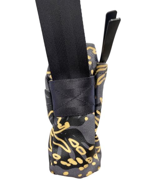 Vivienne Westwood（ヴィヴィアンウエストウッド）Vivienne Westwood (ヴィヴィアンウエストウッド) ショルダーバッグ ブラック×ベージュの古着・服飾アイテム