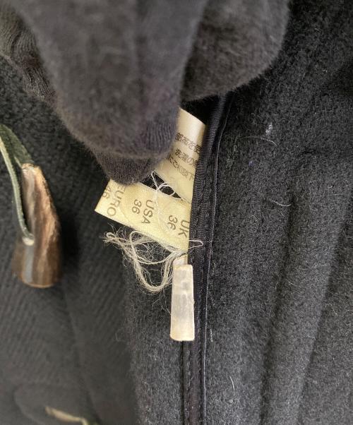 MONTGOMERY（モンゴメリー）MONTGOMERY (モンゴメリー) ダッフルコート ブラック サイズ:UK:36　USA:36 EURO:46の古着・服飾アイテム