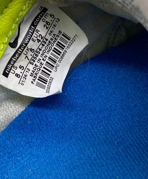 NIKE（ナイキ）NIKE (ナイキ) ローカットスニーカー ブルー×グリーン サイズ:26.5の古着・服飾アイテム