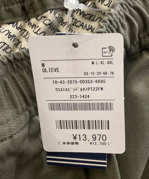 NAUTICA（ノーティカ）NAUTICA (ノーティカ) ウエストスピンドルチノパンツ オリーブ サイズ:M 未使用品の古着・服飾アイテム