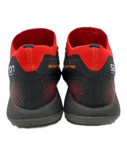 SALOMON（サロモン）SALOMON (サロモン) シューズ ブラック×レッド サイズ:27.5の古着・服飾アイテム