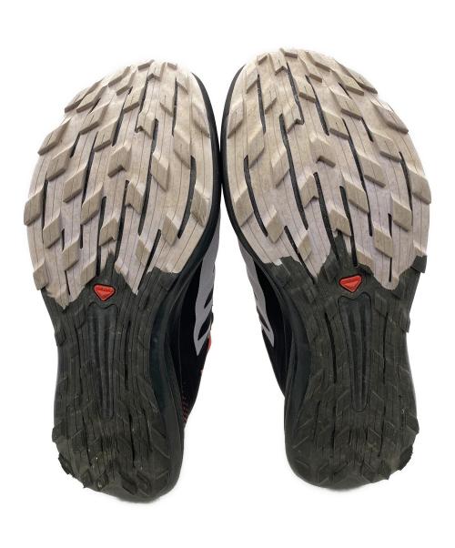 SALOMON（サロモン）SALOMON (サロモン) シューズ ブラック×レッド サイズ:27.5の古着・服飾アイテム