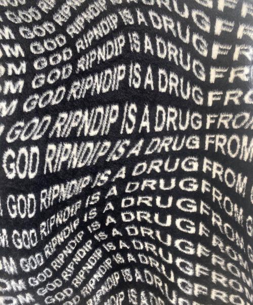 RIPNDIP（リップンディップ）RIPNDIP (リップンディップ) 厚手ニット ブラック サイズ:Lの古着・服飾アイテム