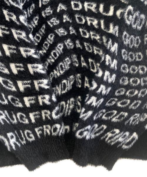 RIPNDIP（リップンディップ）RIPNDIP (リップンディップ) 厚手ニット ブラック サイズ:Lの古着・服飾アイテム