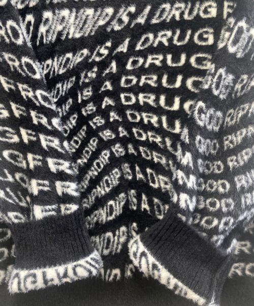 RIPNDIP（リップンディップ）RIPNDIP (リップンディップ) 厚手ニット ブラック サイズ:Lの古着・服飾アイテム