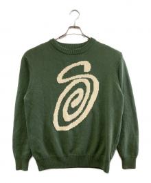 stussy（ステューシー）の古着「厚手ニット」｜グリーン