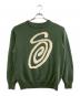 stussy（ステューシー）の古着「厚手ニット」｜グリーン