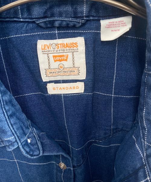 LEVI'S（リーバイス）LEVI'S (リーバイス) 長袖シャツ ネイビー サイズ:Mの古着・服飾アイテム