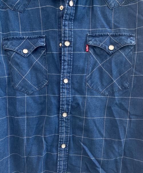 LEVI'S（リーバイス）LEVI'S (リーバイス) 長袖シャツ ネイビー サイズ:Mの古着・服飾アイテム