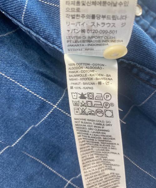 LEVI'S（リーバイス）LEVI'S (リーバイス) 長袖シャツ ネイビー サイズ:Mの古着・服飾アイテム