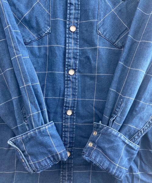 LEVI'S（リーバイス）LEVI'S (リーバイス) 長袖シャツ ネイビー サイズ:Mの古着・服飾アイテム