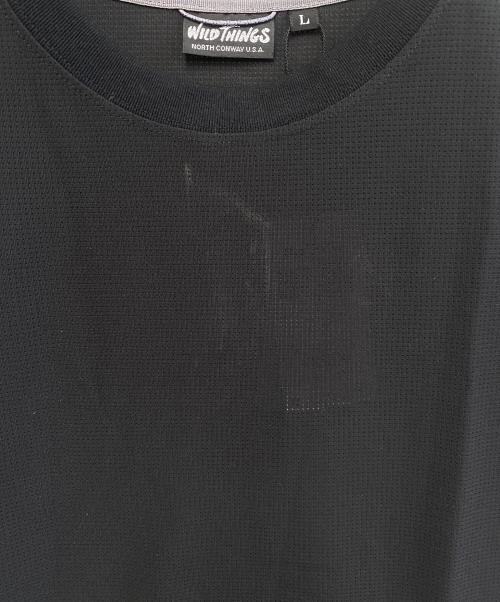 WILD THINGS（ワイルドシングス）WILD THINGS (ワイルドシングス) 半袖カットソー ブラック サイズ:L 未使用品の古着・服飾アイテム