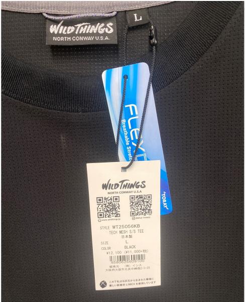 WILD THINGS（ワイルドシングス）WILD THINGS (ワイルドシングス) 半袖カットソー ブラック サイズ:L 未使用品の古着・服飾アイテム