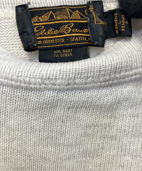 Eddie Bauer（エディーバウアー）Eddie Bauer (エディーバウアー) スウェット ベージュ サイズ:Lの古着・服飾アイテム