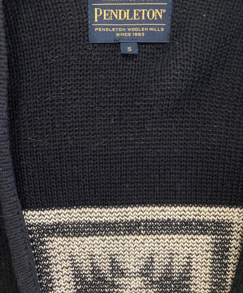 PENDLETON（ペンドルトン）PENDLETON (ペンドルトン) ニットカーディガン ブラック サイズ:Sの古着・服飾アイテム