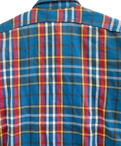 big mac（ビッグマック）BIG MAC (ビッグマック) ネルシャツ ブルー サイズ:Lの古着・服飾アイテム