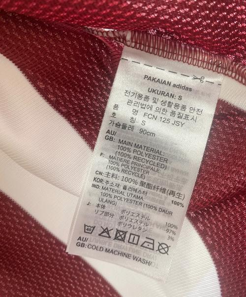 adidas（アディダス）adidas (アディダス) トレーニングウェア レッド×ベージュ サイズ:J M 未使用品の古着・服飾アイテム