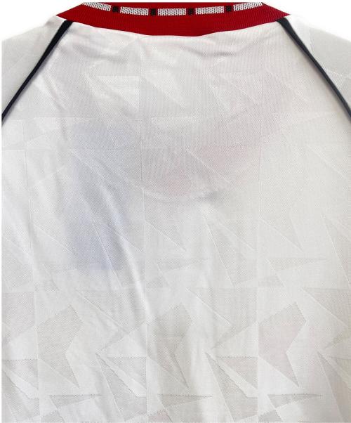 adidas（アディダス）adidas (アディダス) トレーニングウェア ホワイト×レッド サイズ:J M 未使用品の古着・服飾アイテム